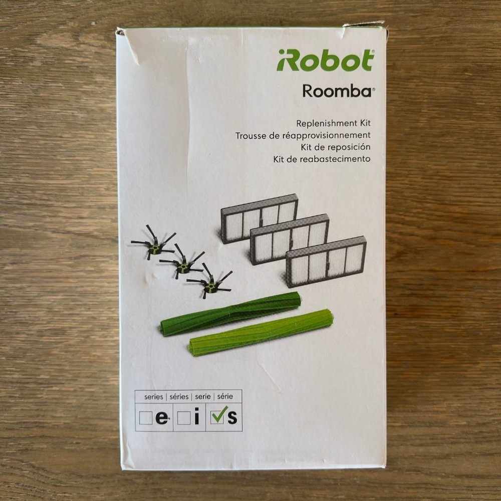 NEW iRobot Roomba S Series Replenishment Kit 3 Filters 3 Corner Brushes Rubber